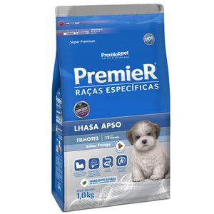 Ração Premier Raças Específicas Para Cães Lhasa Apso Filhotes Sabor Frango 1 kg