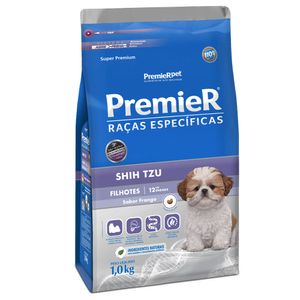 Ração Premier Raças Específicas Para Cães Shih Tzu Filhotes Sabor Frango 1 kg
