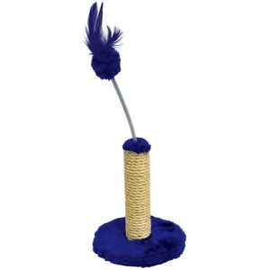 Arranhador São Pet para Gatos 1 Plataforma Azul