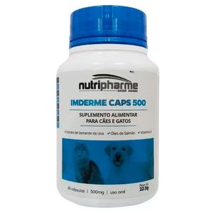 Suplemento Imderme Caps Alimentar 500 mg com 45 Capsúla