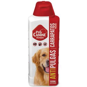 Shampoo Pró Canine Anti Pulgas e Carrapatos 500ml