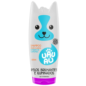 Shampoo UAU-AU para Pelos Claros Extrato de Camomila 500ml