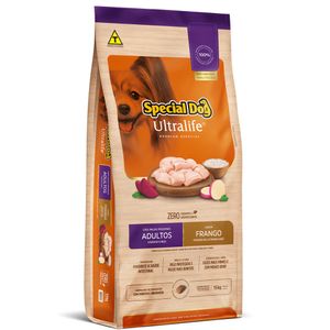 Ração Special Dog Ultralife para Cães Adultos Raças Pequenas Sabor Frango e Arroz 15 kg