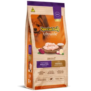 Ração Special Dog Ultralife para Cães Adultos Raças Pequenas Sabor Frango e Arroz 20 kg