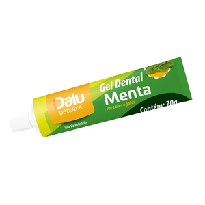 Gel Dental Dalu para Cães e Gatos Sabor Menta 70g