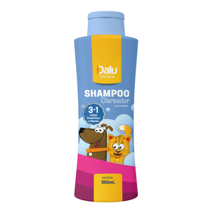Shampoo Dalu Clareador 3 em 1 para Cães e Gatos 500ml