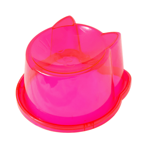 Comedouro Ergonômico PetLon Cor Rosa para Gatos 150ml