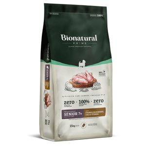Ração Bionatural Prime Cães de Raças Pequenas Sênior 7+ Frango 15 kg