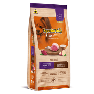Ração Special Dog Ultralife Sabor Cordeiro para Cães Adultos Raças Pequenas 20 kg
