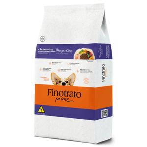 Ração Finotrato Prime Sabor Frango e Arroz para Cães Adultos de Porte Pequeno e Médio 10,1 kg