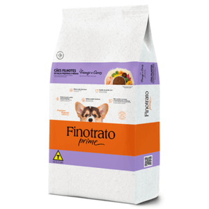 Ração Finotrato Prime Sabor Frango e Arroz para Cães Filhotes de Porte Pequeno e Médio 1 kg