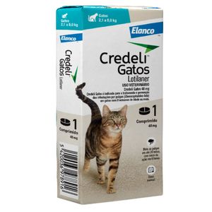 Antipulgas Credeli Elanco 48mg para Gatos de 2,1 a 8,0kg