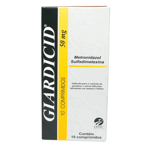 Giardicid 50mg com 10 Comprimidos