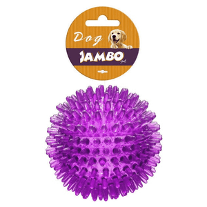 Bola TPR Espinho com Som Lilás- P