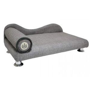 Cama Divã Luxo Cinza