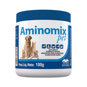 Suplemento Aminomix Pet para Cães e Gatos com 100 g