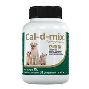 Suplemento Cal-D-Mix com 30 Comprimidos