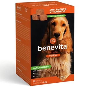 Suplemento Benevita Hepatico para Cães 30 Tabletes