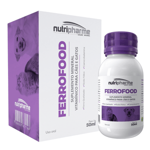 Suplemento Ferrofood para Cães e Gatos com 50 ml