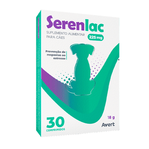 Suplemento Serenlac para Cães de 225 mg com 30 Comprimidos