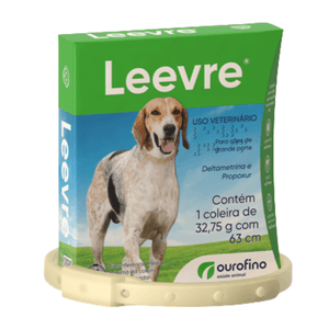 Coleira Antiparasitária Leevre 63cm