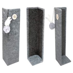 Arranhador Corner Fit de Canto Cinza