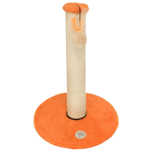 Arranhador Redondo em Pelúcia Laranja G