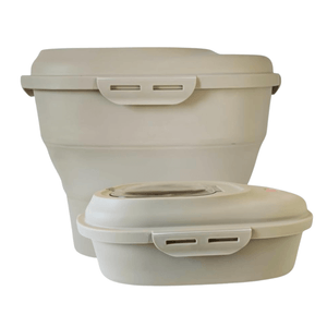 Pote para Ração Evolution Areia Tampa Vedada com Capacidade de 10kg 1 Unidade