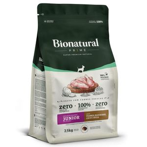 Ração Bionatural Prime Cães de Raças Pequenas Filhotes Sabor Frango 2,5 kg