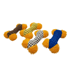 Brinquedo Pelúcia em Osso Malhado Cores Sortidas 1 Unidade