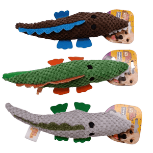 Pelúcia Dog Eyu Jacaré em Cores Sortidas 1 Unidade