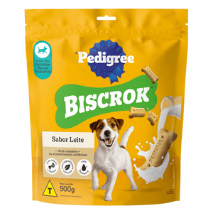 Biscoito Pedigree Biscrok Mini para Cães Adultos de Raças Pequenas 500g