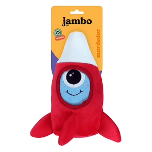 Mordedor de Pelúcia Galáxia Foguete Vermelho