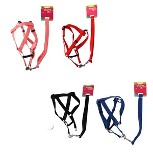 Peitoral e Guia Regulável para Cães Cores Sortidas 1 Unidade