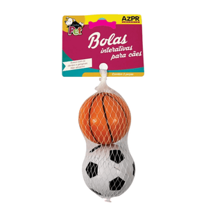 Bola Interativa de Esponja com 2 Unidades