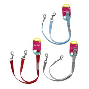 Guia Dupla para Cachorros Cores Sortidas 1 unidade