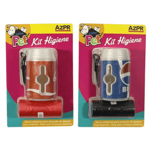 Kit Higiene Cata Caca Latinha com Refil Cores Sortidas 1 unidade