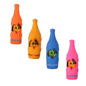 Brinquedo Pet Mordedor Garrafinha Cores Sortidas 1 unidade