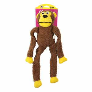 Mordedor de Pelúcia Macaco com Apito