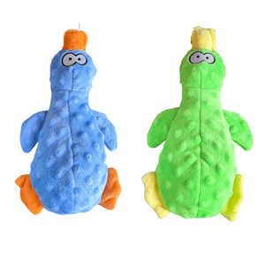 Mordedor de Pelúcia Pato com Apito Cores Sortidas 1 unidade