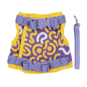 Peitoral Abstrato Amarelo para Gatos PP Emporium Distripet