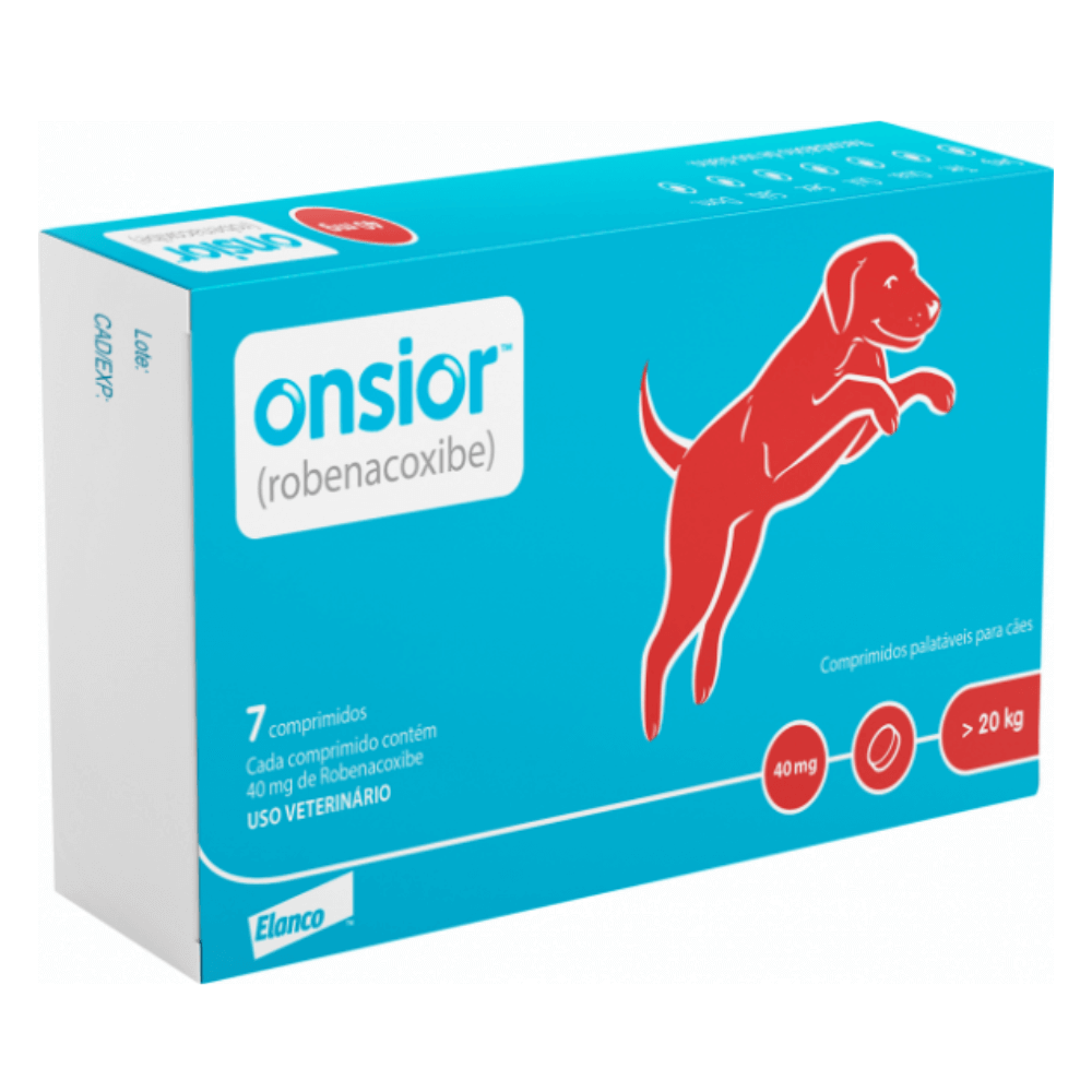 Encontraproduto.com.br - Anti-inflamatório Onsior para Cães 40mg - 7 Comprimidos